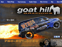 Tablet Screenshot of goathillgraphics.com